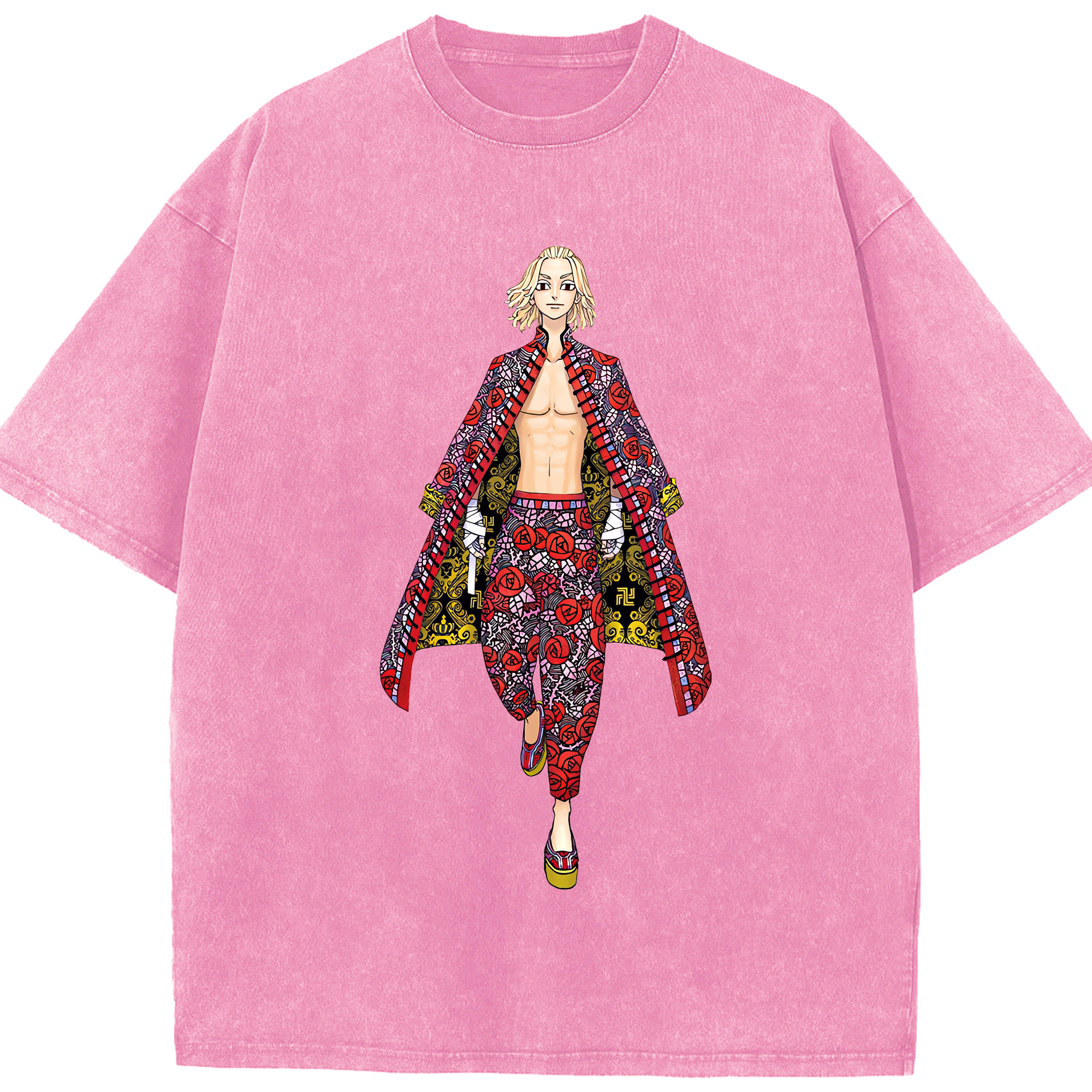（画像用） 東京リベンジャーズ Tokyo Revengers 綿100% ヴィンテージ風 半袖Tシャツ（フロントプリント）